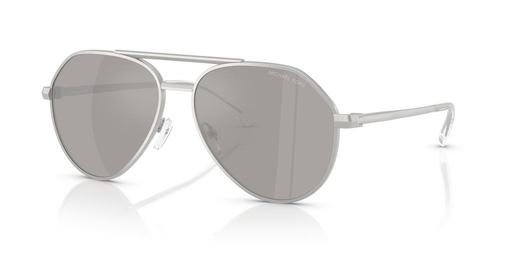 Gafas de Sol Michael Kors Brentwood MK1168 Plateado Mate y Plateado Espejado