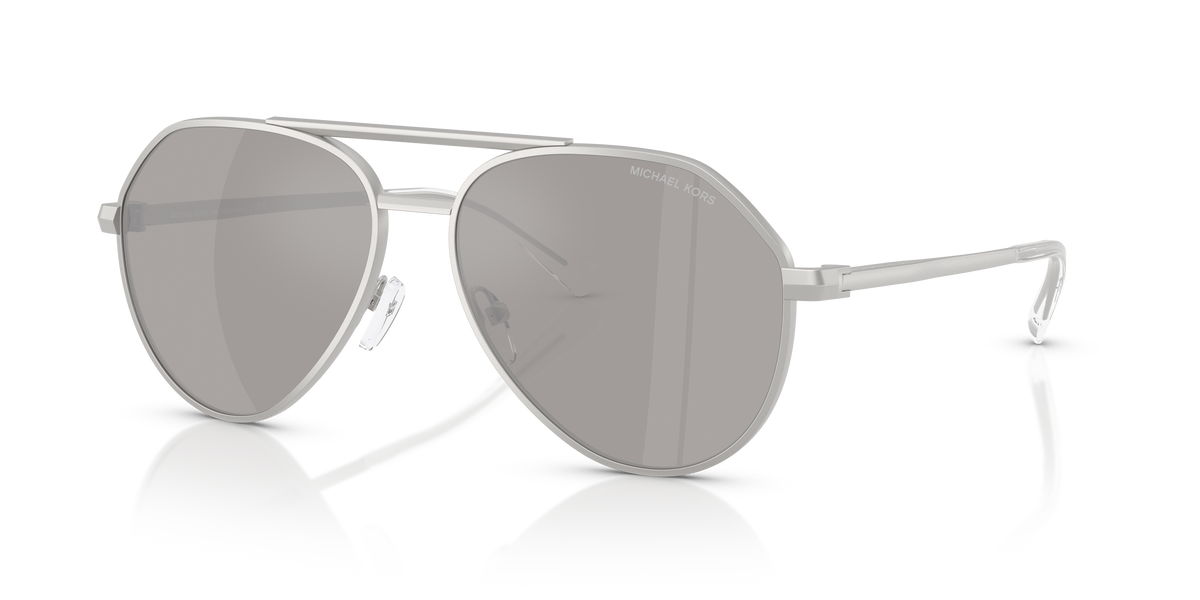 Gafas de Sol Michael Kors Brentwood MK1168 Plateado Mate y Plateado Espejado