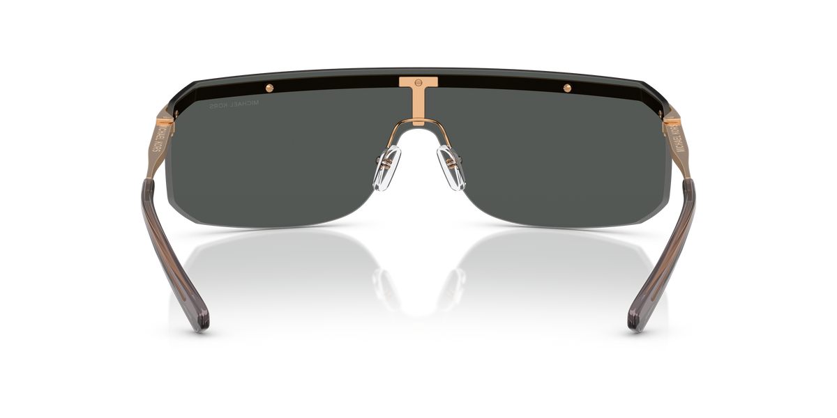 Gafas de Sol Michael Kors Palisades MK1169 Dorado beige y Gris Oscuro Sólido