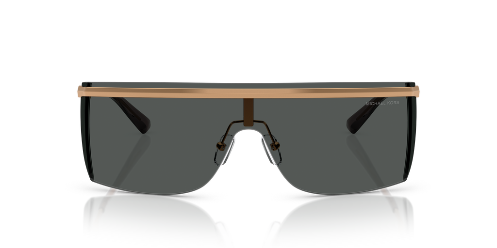 Gafas de Sol Michael Kors Palisades MK1169 Dorado beige y Gris Oscuro Sólido