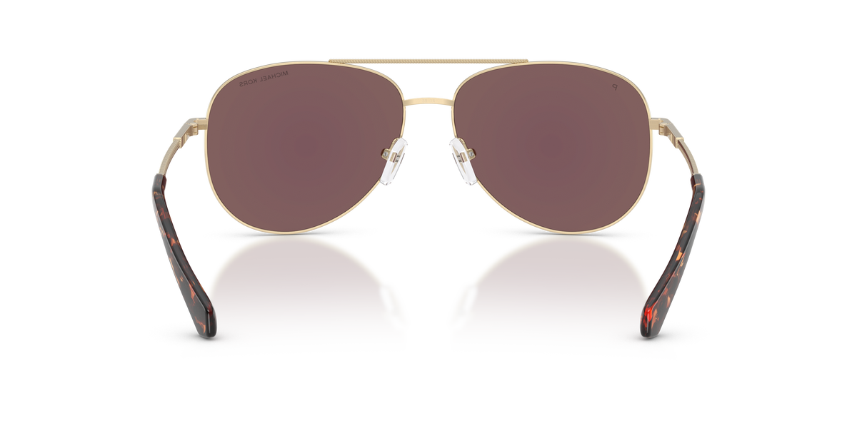 Gafas de Sol Michael Kors Perledo MK1172 Dorado Claro y Azul polarizado