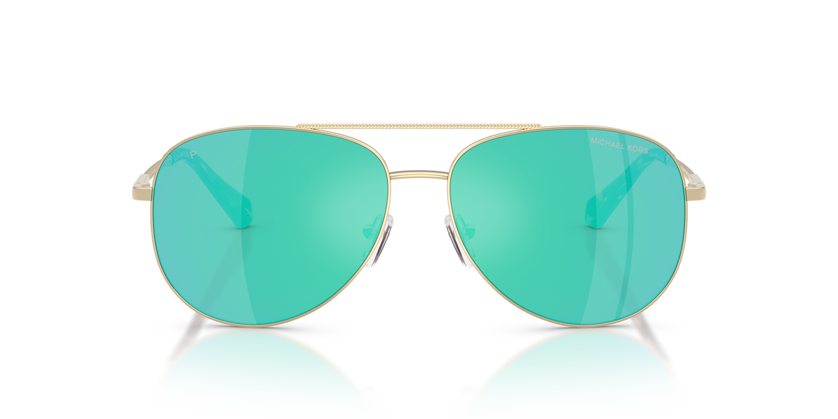 Gafas de Sol Michael Kors Perledo MK1172 Dorado Claro y Azul polarizado