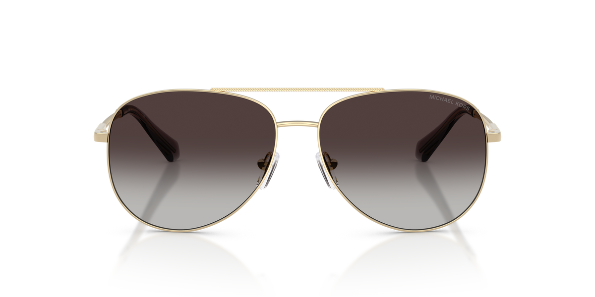 Gafas de Sol Michael Kors Perledo MK1172 Dorado Claro y Gris Degradé