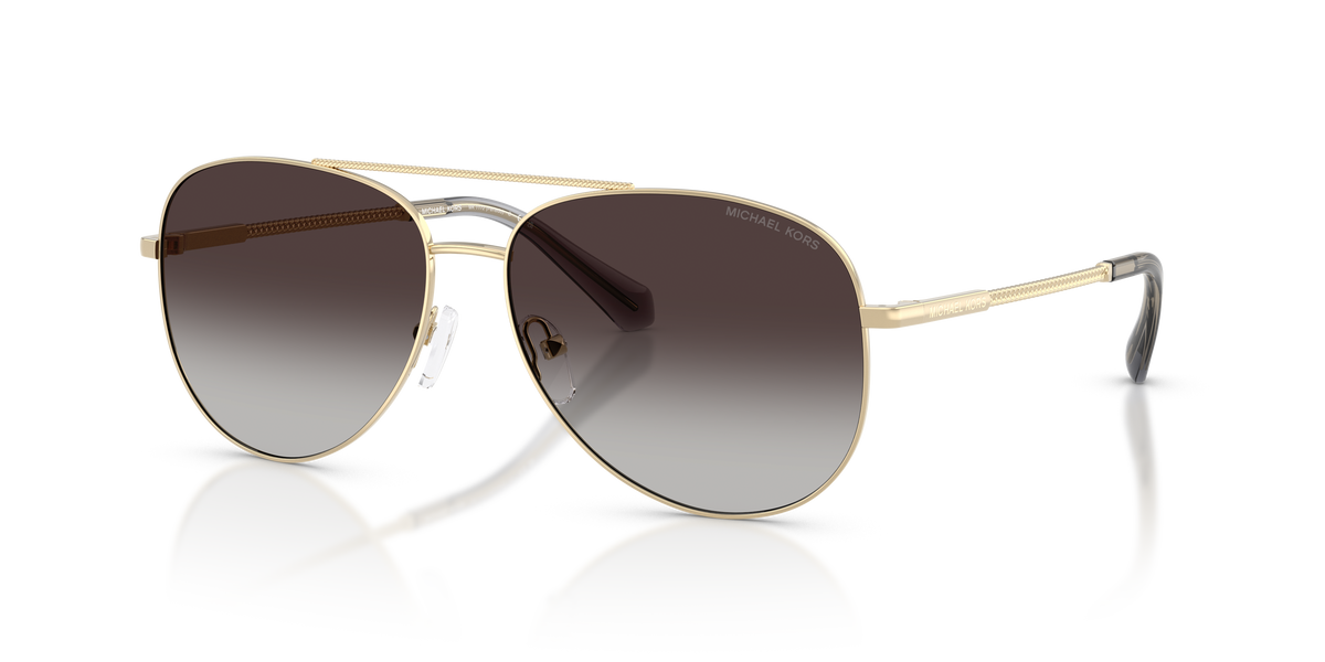 Gafas de Sol Michael Kors Perledo MK1172 Dorado Claro y Gris Degradé