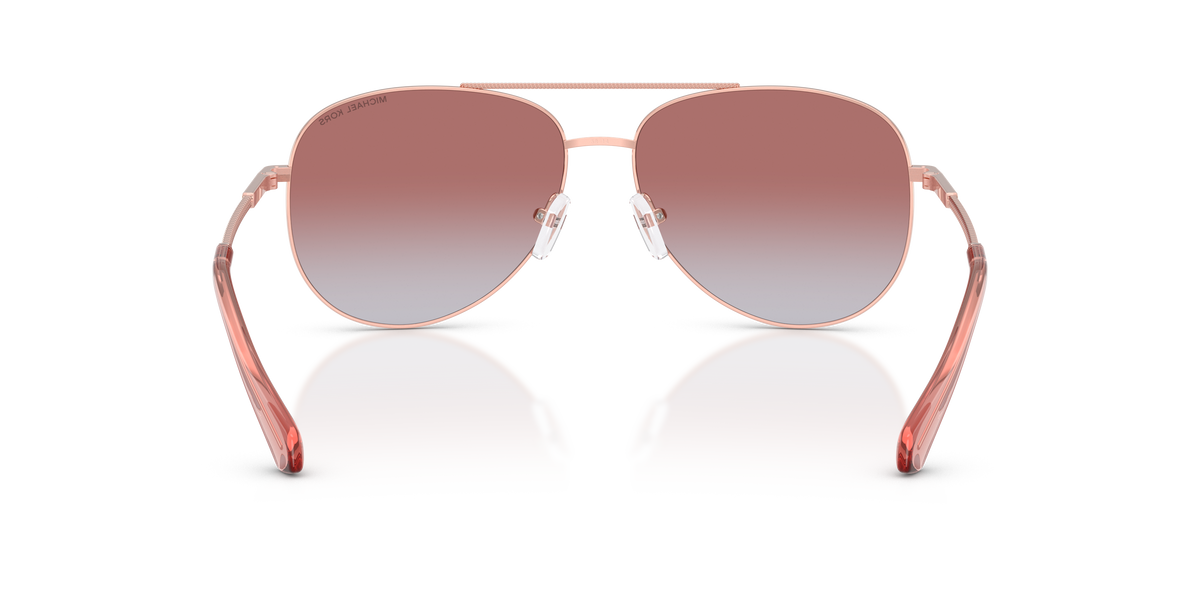 Gafas de Sol Michael Kors Perledo MK1172 Oro Rosa y Rosa Degradé a Rosa Espejado