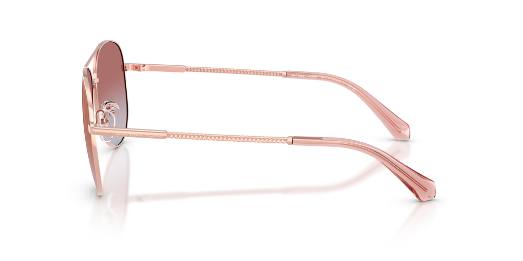 Gafas de Sol Michael Kors Perledo MK1172 Oro Rosa y Rosa Degradé a Rosa Espejado
