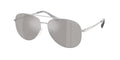 Gafas de Sol Michael Kors Perledo MK1172 Plateado y Plateado Espejado