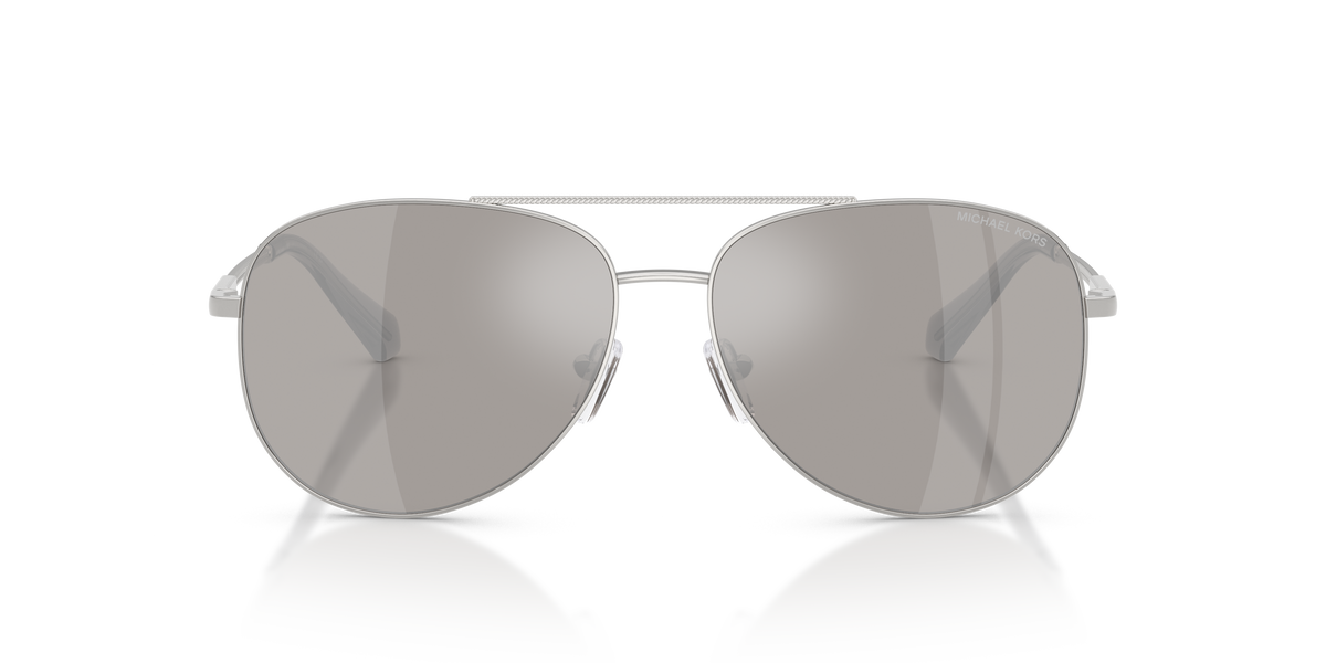 Gafas de Sol Michael Kors Perledo MK1172 Plateado y Plateado Espejado