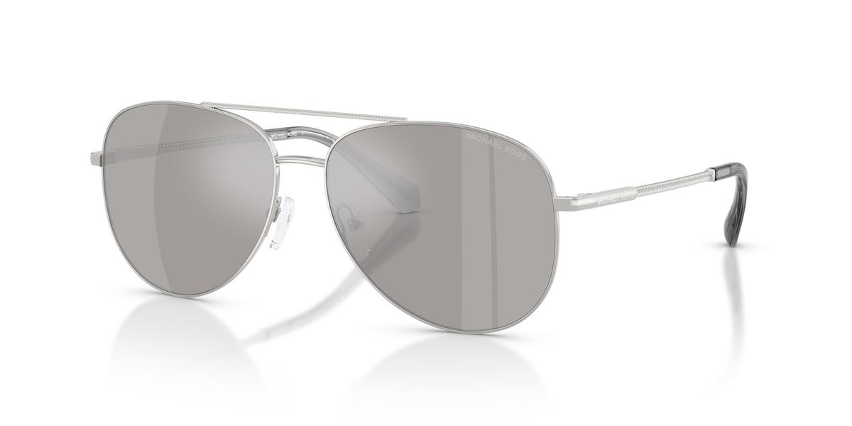 Gafas de Sol Michael Kors Perledo MK1172 Plateado y Plateado Espejado