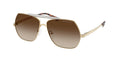 Gafas de Sol Michael Kors Denver MK1173 Dorado Claro y Humo Degradé