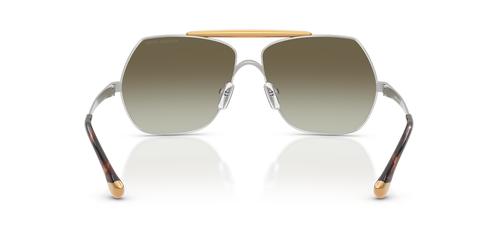 Gafas de Sol Michael Kors Denver MK1173 Plateado Brillante y Verde Degradé