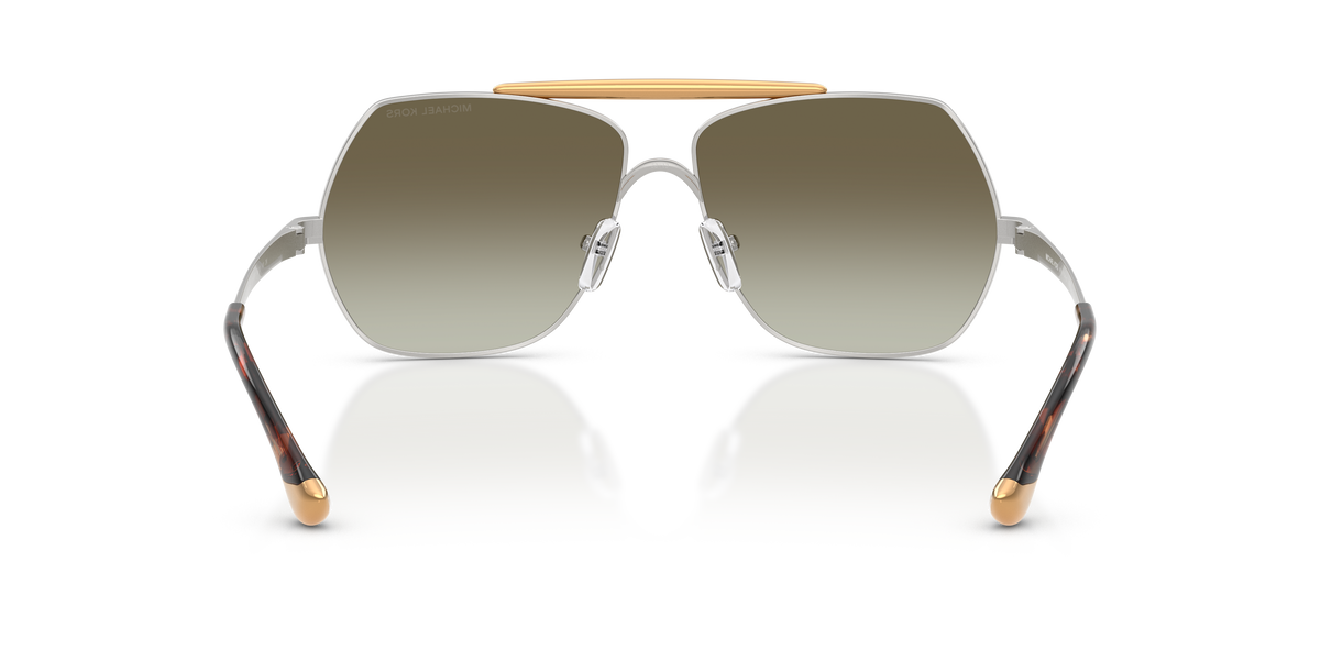 Gafas de Sol Michael Kors Denver MK1173 Plateado Brillante y Verde Degradé