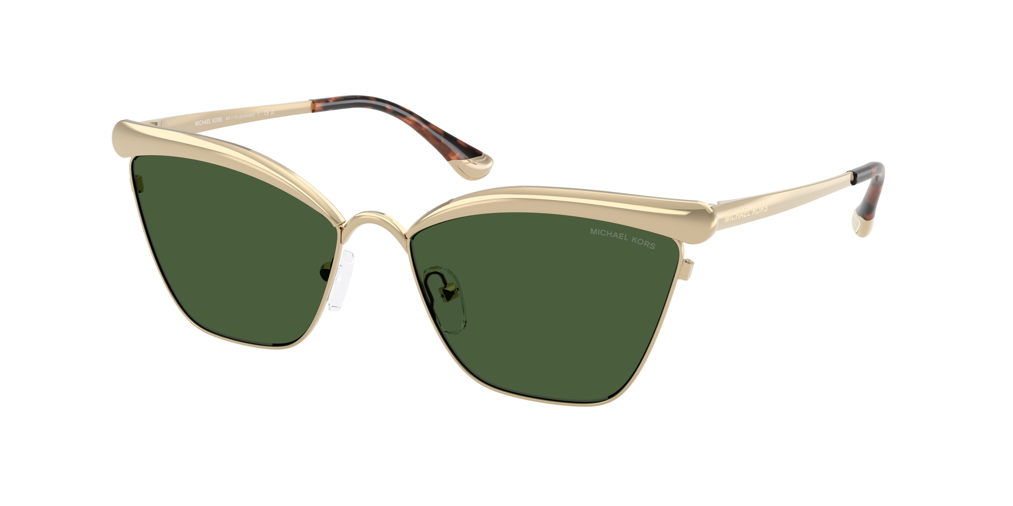 Gafas de Sol Michael Kors Scottsdale MK1174 Dorado Claro y Verde