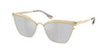 Gafas de Sol Michael Kors Scottsdale MK1174 Dorado Claro y Plateado Espejado