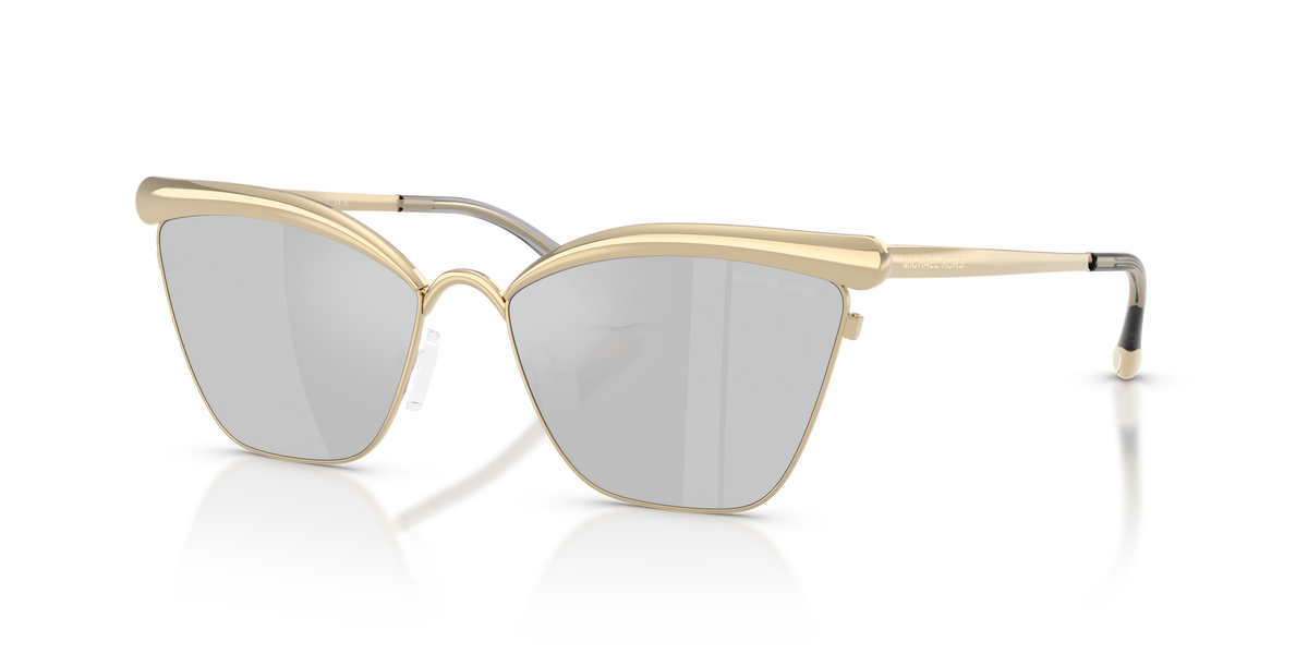 Gafas de Sol Michael Kors Scottsdale MK1174 Dorado Claro y Plateado Espejado