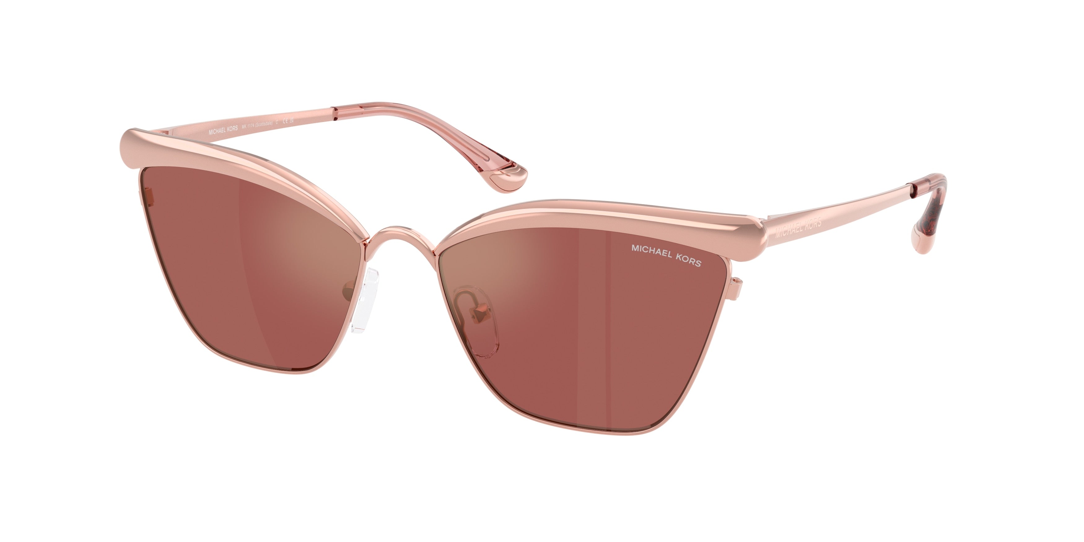 Gafas de Sol Michael Kors Scottsdale MK1174 Oro Rosa y Vino