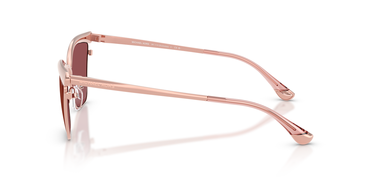 Gafas de Sol Michael Kors Scottsdale MK1174 Oro Rosa y Vino