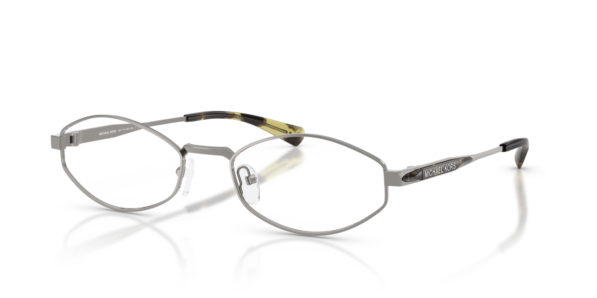 Gafas de Sol Michael Kors Palo Alto MK1175 Gris Plomo Brillante y Verde Olivo Degradé