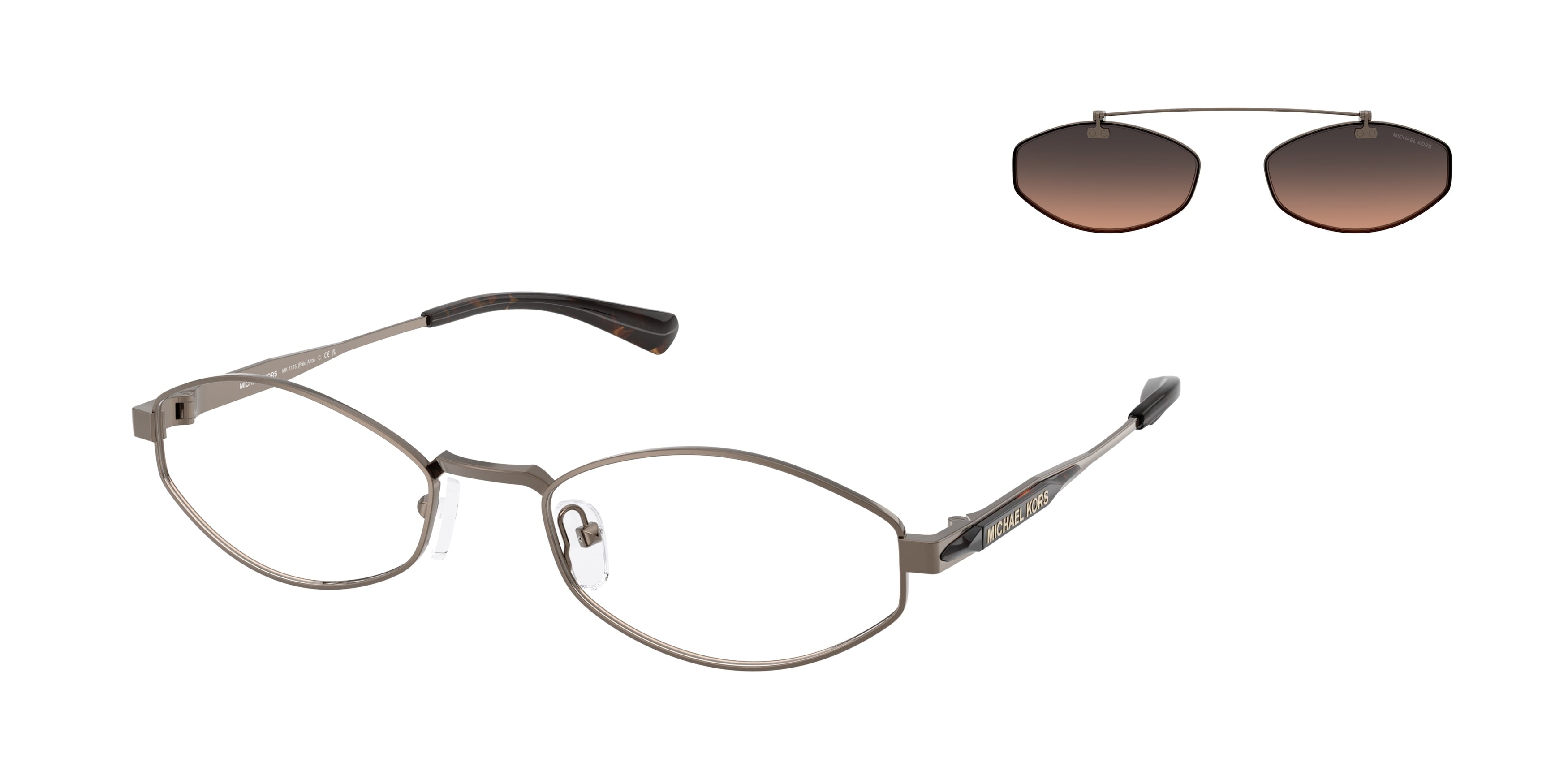 Gafas de Sol Michael Kors Palo Alto MK1175 Hollejo Mate y Marrón Degradé