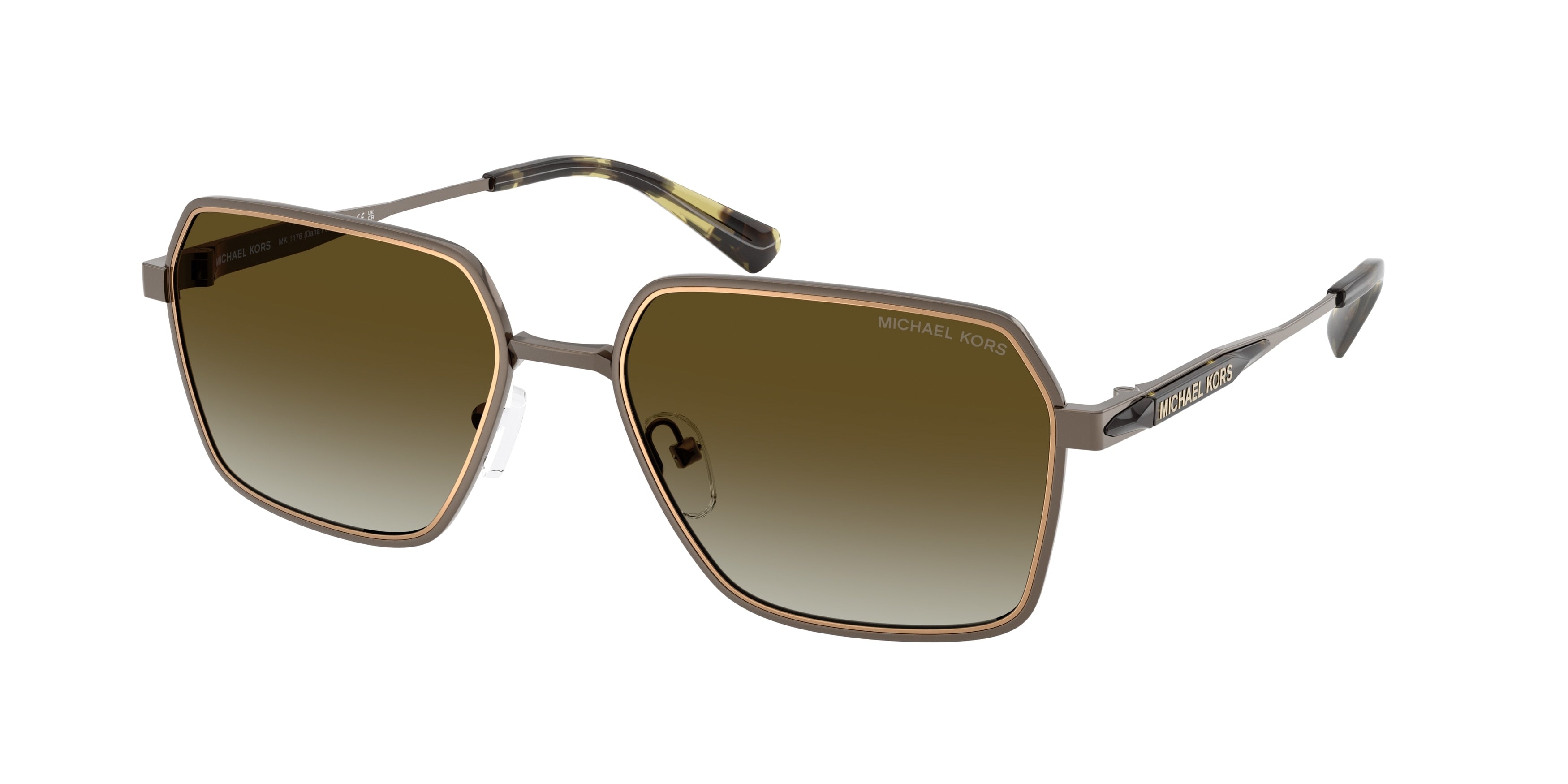 Gafas de Sol Michael Kors Dana Point MK1176 Hollejo Mate y Verde Olivo Degradé