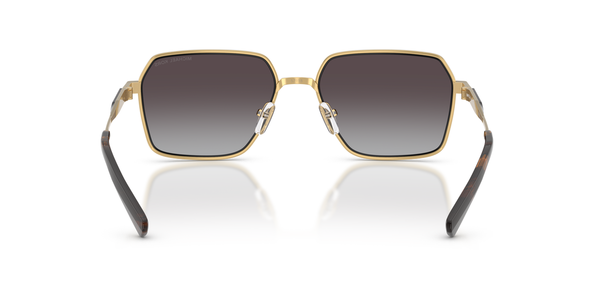 Gafas de Sol Michael Kors Dana Point MK1176 Oro amarillo brillante y Gris Oscuro Degradé