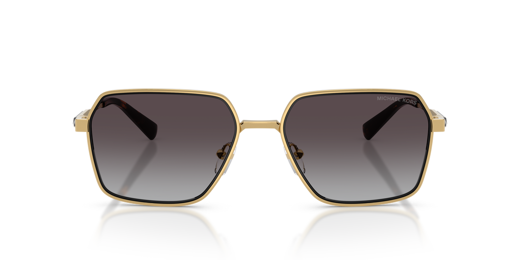 Gafas de Sol Michael Kors Dana Point MK1176 Oro amarillo brillante y Gris Oscuro Degradé