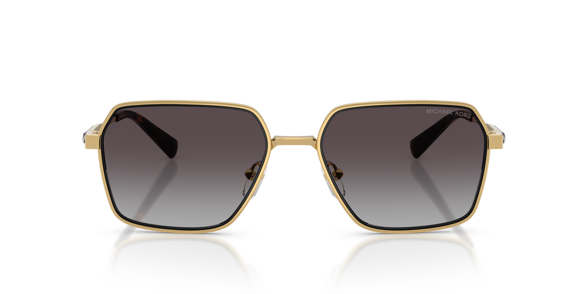 Gafas de Sol Michael Kors Dana Point MK1176 Oro amarillo brillante y Gris Oscuro Degradé