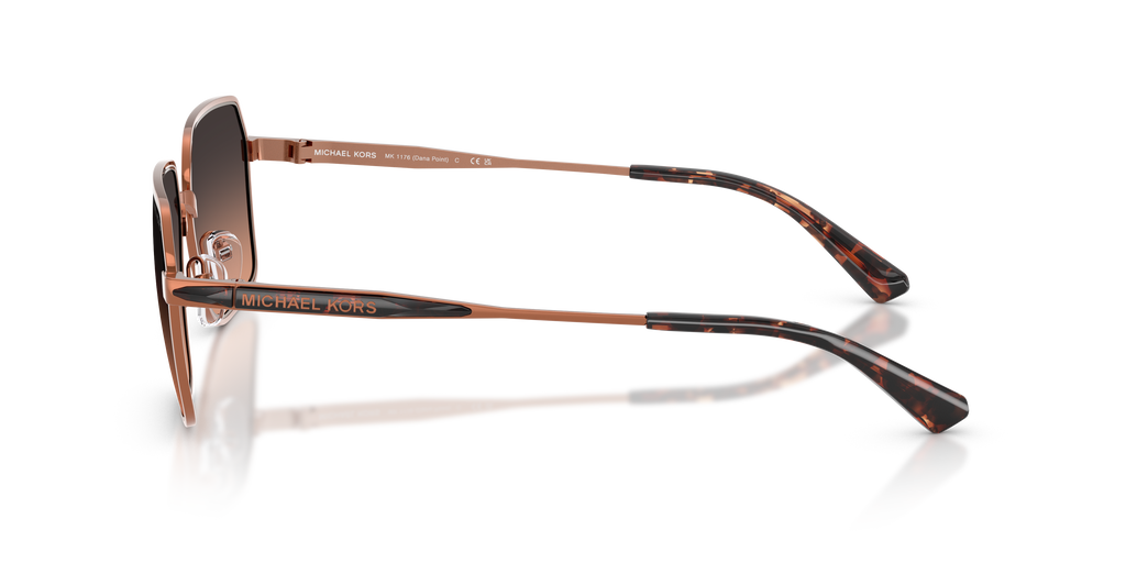 Gafas de Sol Michael Kors Dana Point MK1176 Cobre Brillante y Marrón Degradé