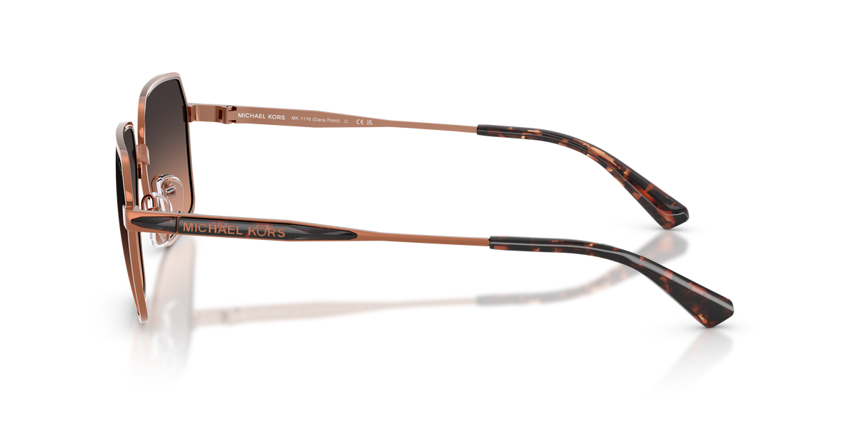 Gafas de Sol Michael Kors Dana Point MK1176 Cobre Brillante y Marrón Degradé