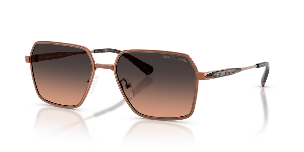 Gafas de Sol Michael Kors Dana Point MK1176 Cobre Brillante y Marrón Degradé