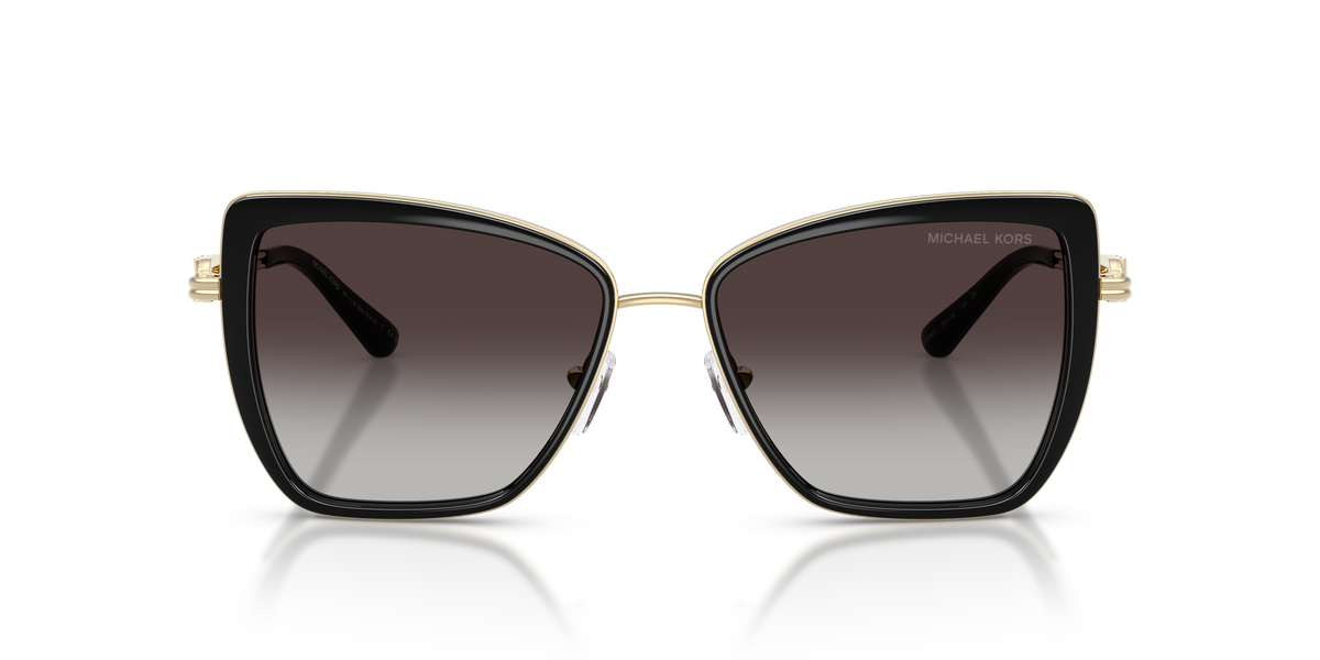 Gafas de Sol Michael Kors Sea Island MK1178 Negro y Negro Degradé a Gris Claro