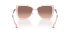 Gafas de Sol Michael Kors Sea Island MK1178 Rosa Traslúcido y Gris Degradé