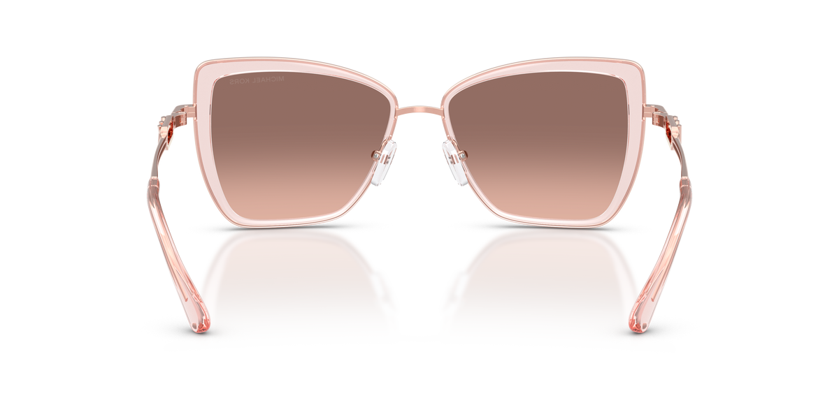Gafas de Sol Michael Kors Sea Island MK1178 Rosa Traslúcido y Gris Degradé