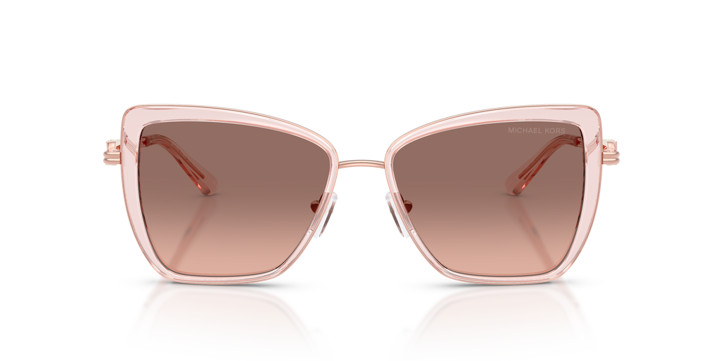 Gafas de Sol Michael Kors Sea Island MK1178 Rosa Traslúcido y Gris Degradé