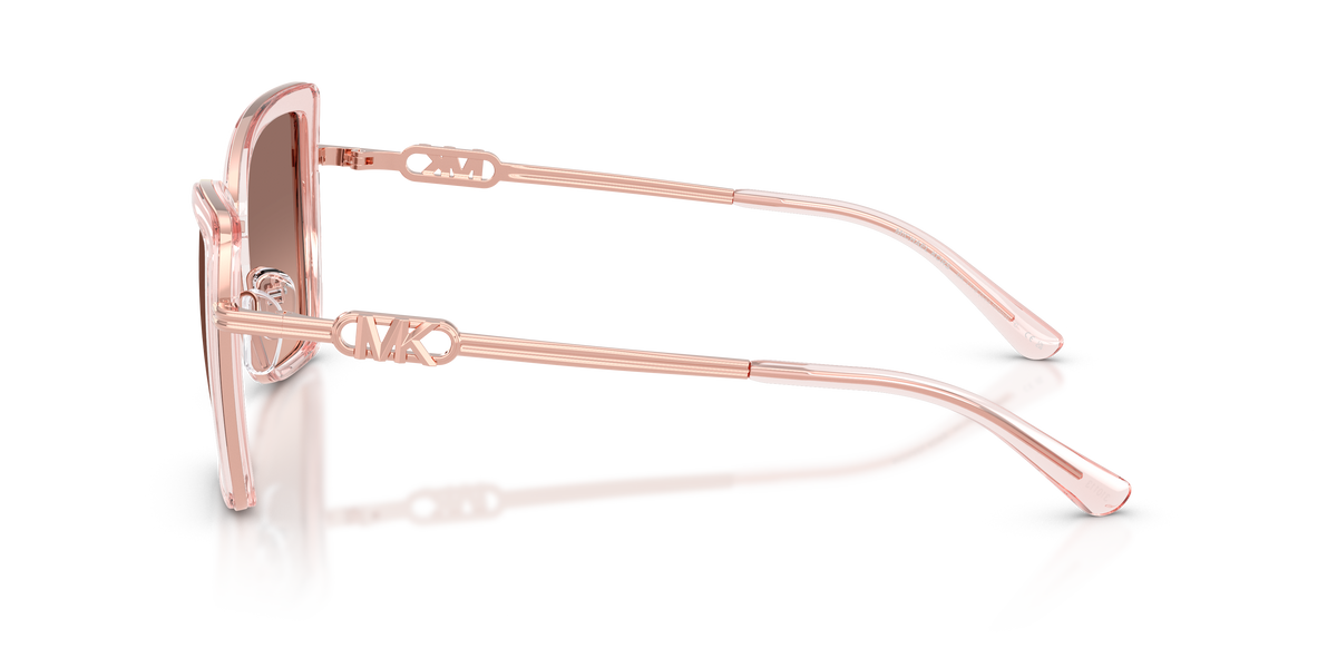 Gafas de Sol Michael Kors Sea Island MK1178 Rosa Traslúcido y Gris Degradé