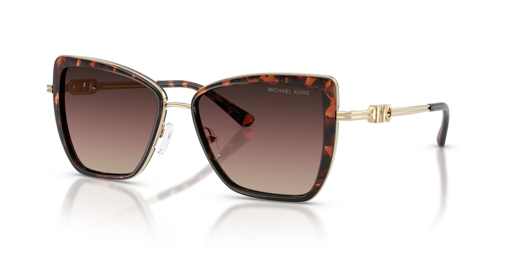 Gafas de Sol Michael Kors Sea Island MK1178 Luggage Tortoise y Marrón Degradé