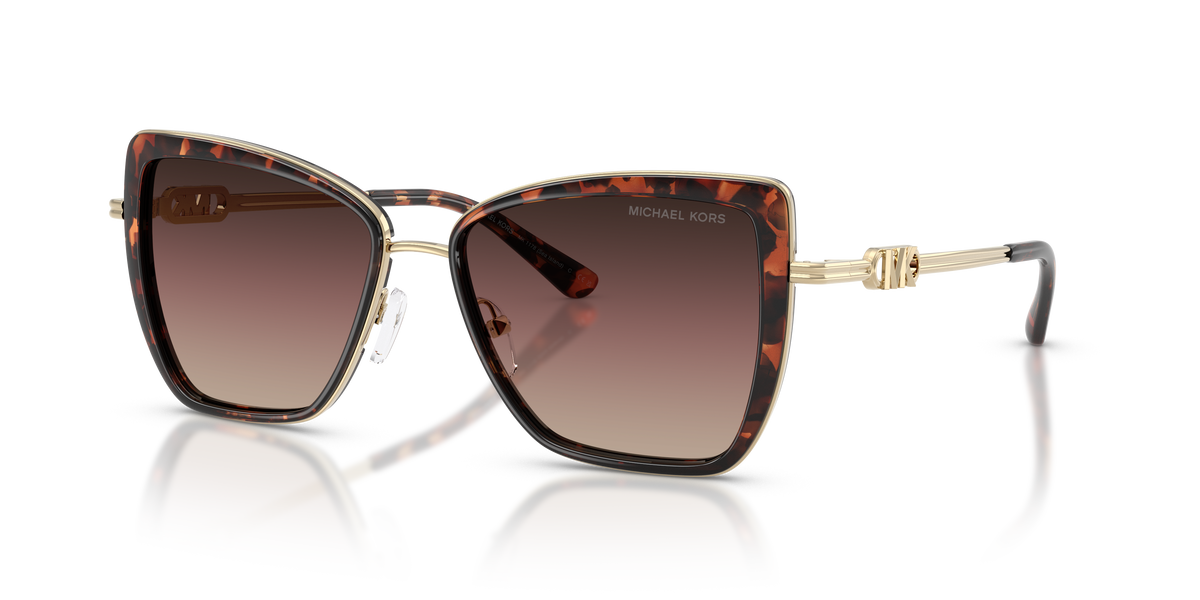 Gafas de Sol Michael Kors Sea Island MK1178 Luggage Tortoise y Marrón Degradé