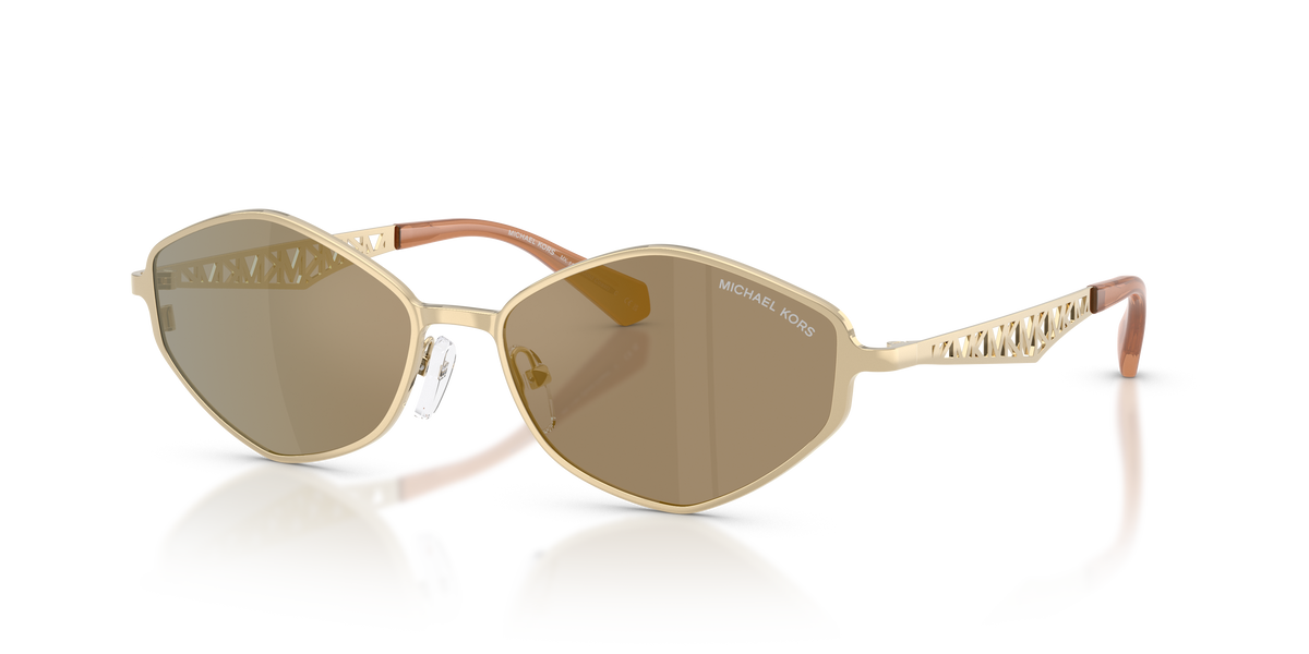 Gafas de Sol Michael Kors Gold Coast MK1181 Dorado Claro y Gris Oscuro