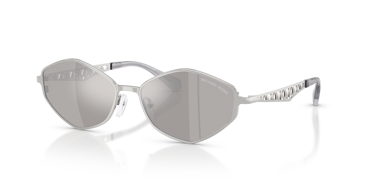 Gafas de Sol Michael Kors Gold Coast MK1181 Plateado y Plateado Espejado