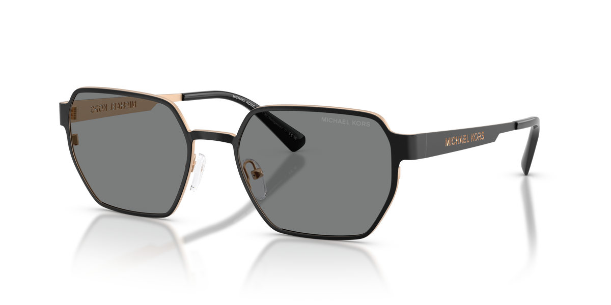 Gafas de Sol Michael Kors Madagascar MK1183 Negro Mate y Gris Oscuro