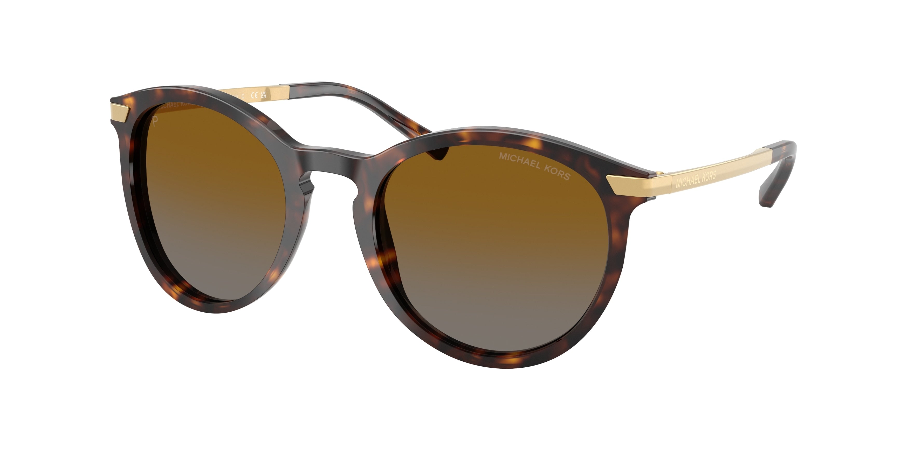 Gafas de Sol Michael Kors Adrianna III MK2023 Carey Oscuro y Marrón Degradé Polarizado