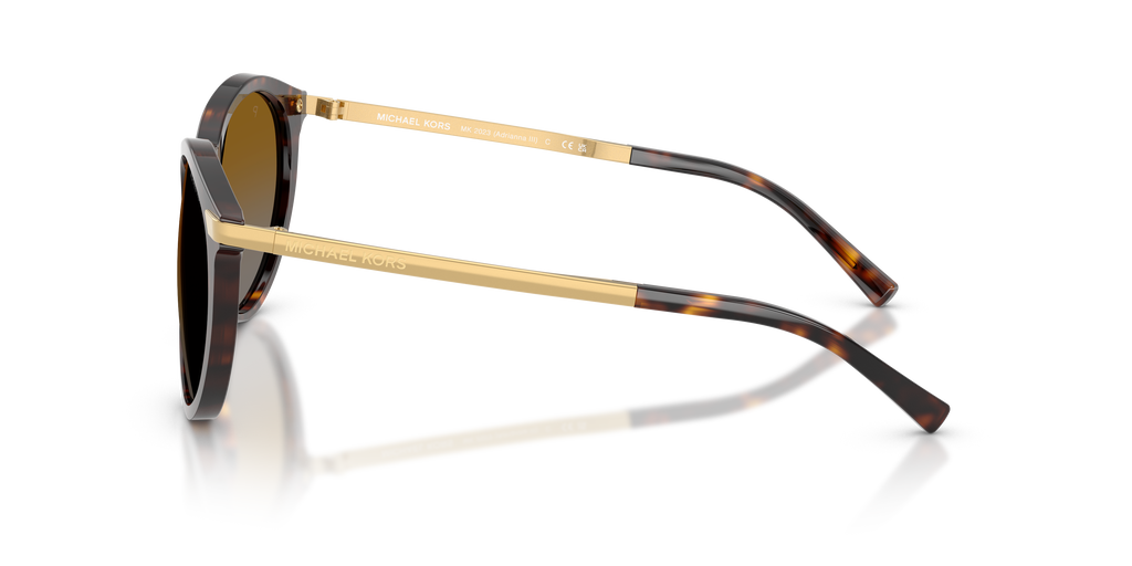 Gafas de Sol Michael Kors Adrianna III MK2023 Carey Oscuro y Marrón Degradé Polarizado