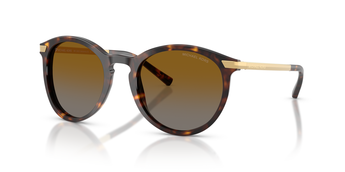 Gafas de Sol Michael Kors Adrianna III MK2023 Carey Oscuro y Marrón Degradé Polarizado
