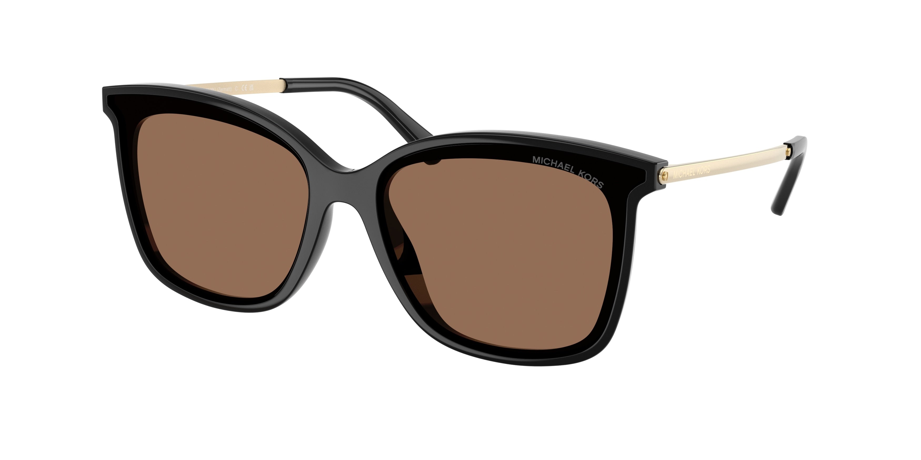 Gafas de Sol Michael Kors Zermatt MK2079U Negro y Marrón Sólido