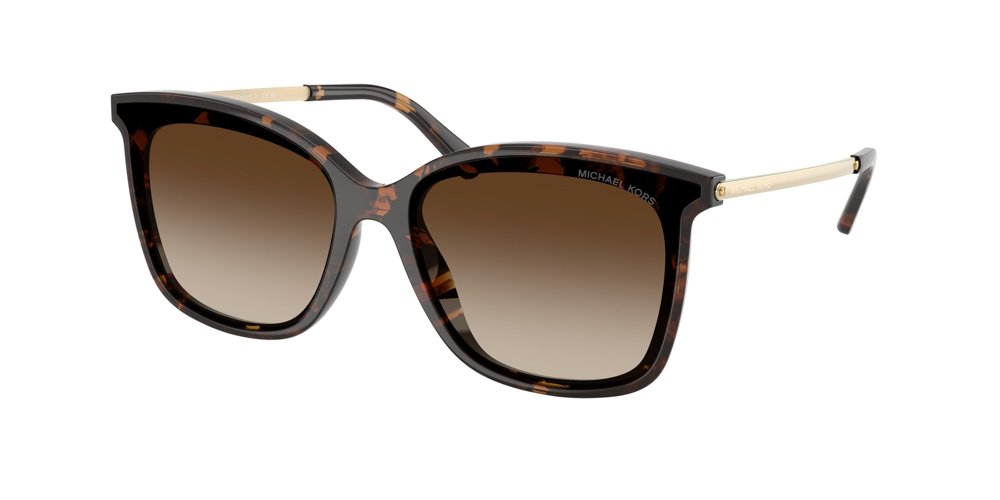 Gafas de Sol Michael Kors Zermatt MK2079U Carey Oscuro y Humo Degradé