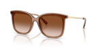 Gafas de Sol Michael Kors Zermatt MK2079U Marrón Traslúcido y Marrón Degradé