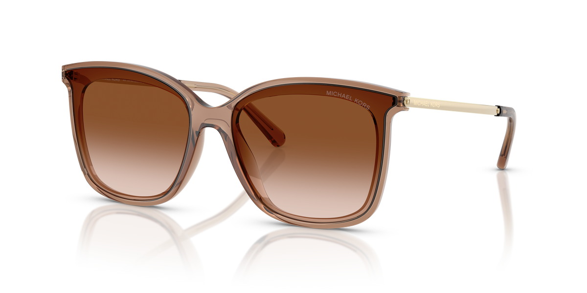 Gafas de Sol Michael Kors Zermatt MK2079U Marrón Traslúcido y Marrón Degradé