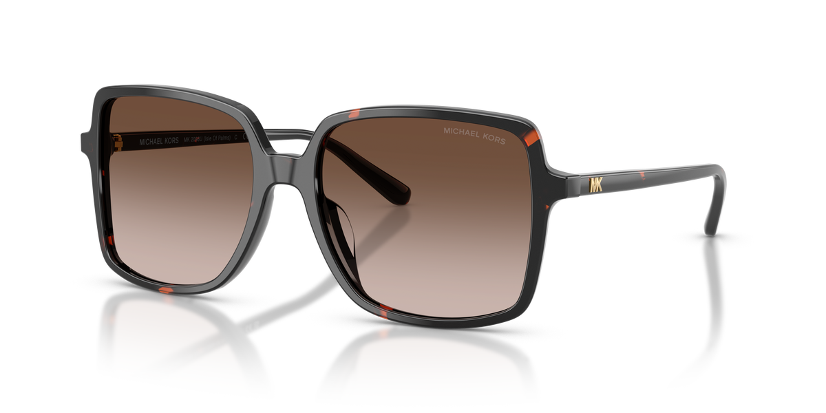 Gafas de Sol Michael Kors Isle Of Palms MK2098U Carey Oscuro y Humo Degradé