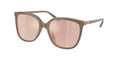Gafas de Sol Michael Kors Anaheim MK2137U Ceniza claro y Rose Gold Polarized