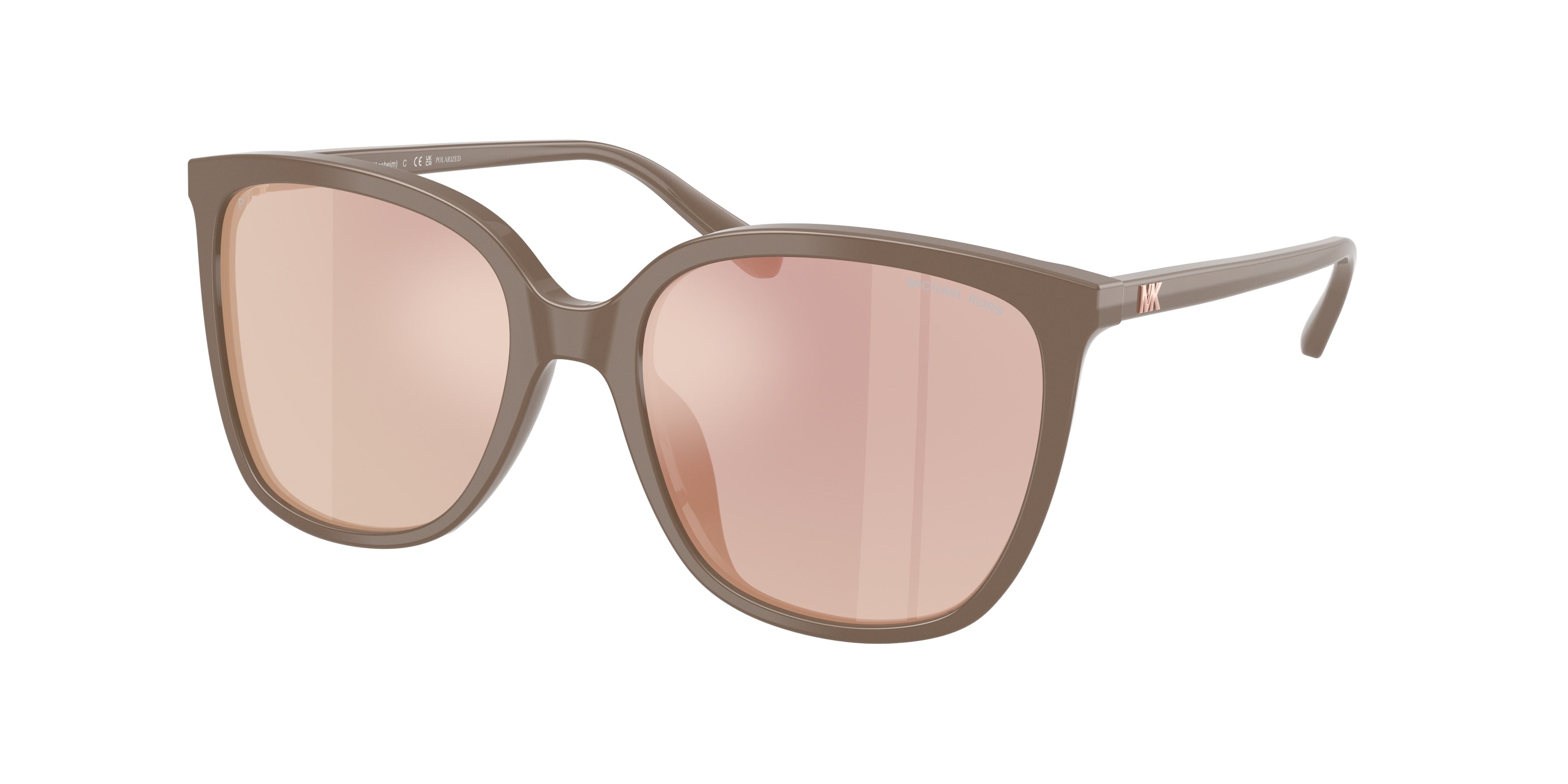 Gafas de Sol Michael Kors Anaheim MK2137U Ceniza claro y Rose Gold Polarized
